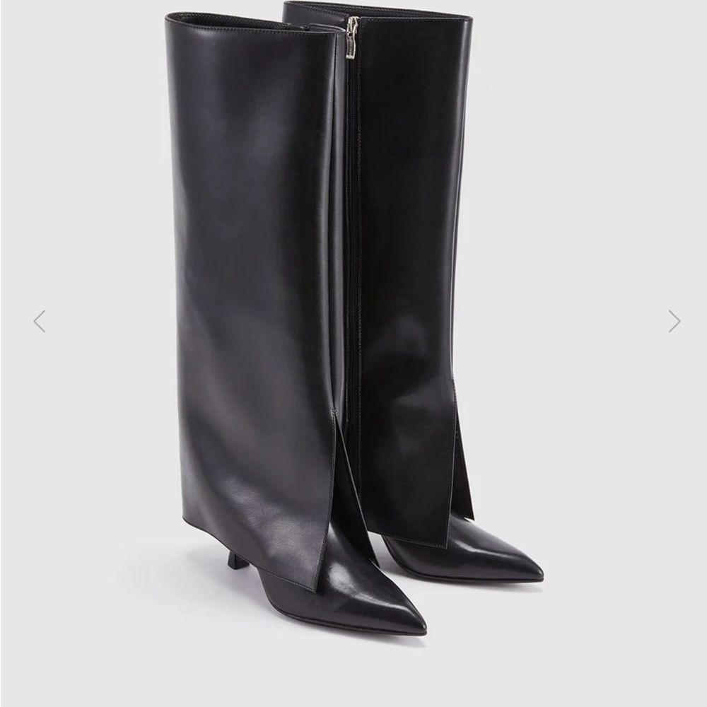 Urban REVIVO faux leather knee boots US 9